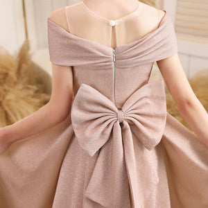 A-line Scoop Floor-Length Tulle/Sequin Flower Girl Dress