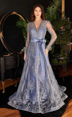 A-line Scoop Illusion Floor-Length Tulle Lace Mother of the Bride Dress With Sequins