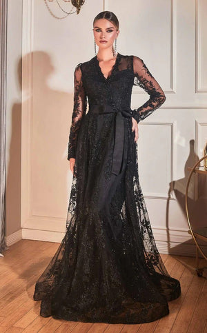A-line Scoop Illusion Floor-Length Tulle Lace Mother of the Bride Dress With Sequins
