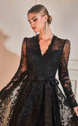 A-line Scoop Illusion Floor-Length Tulle Lace Mother of the Bride Dress With Sequins