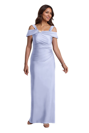 Trumpet/Mermaid Cold Shoulder Square Satin Mother of the Bride Dress